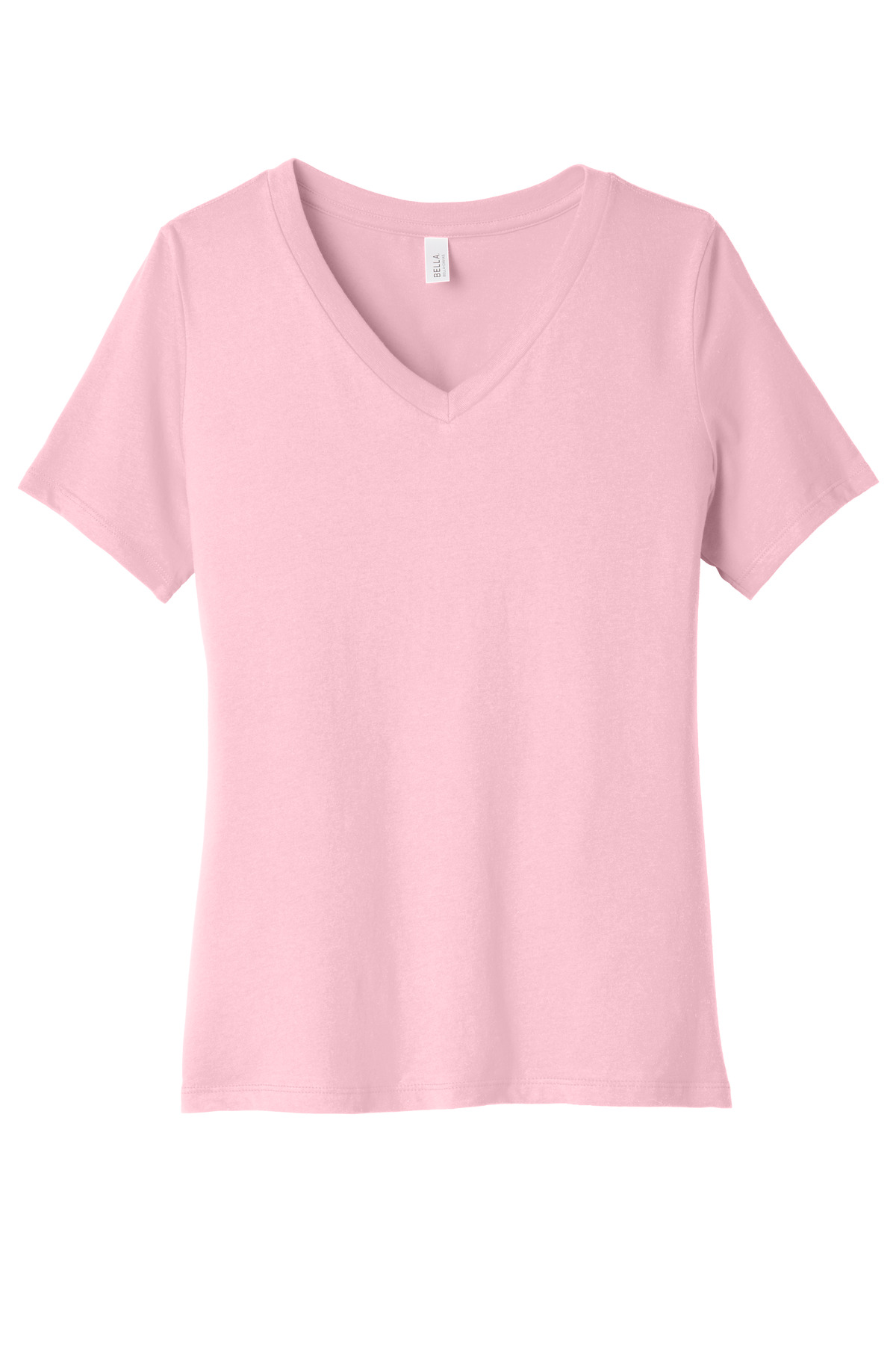 BELLA+CANVAS Women's Relaxed Jersey Short Sleeve V-Neck Tee. BC6405 48