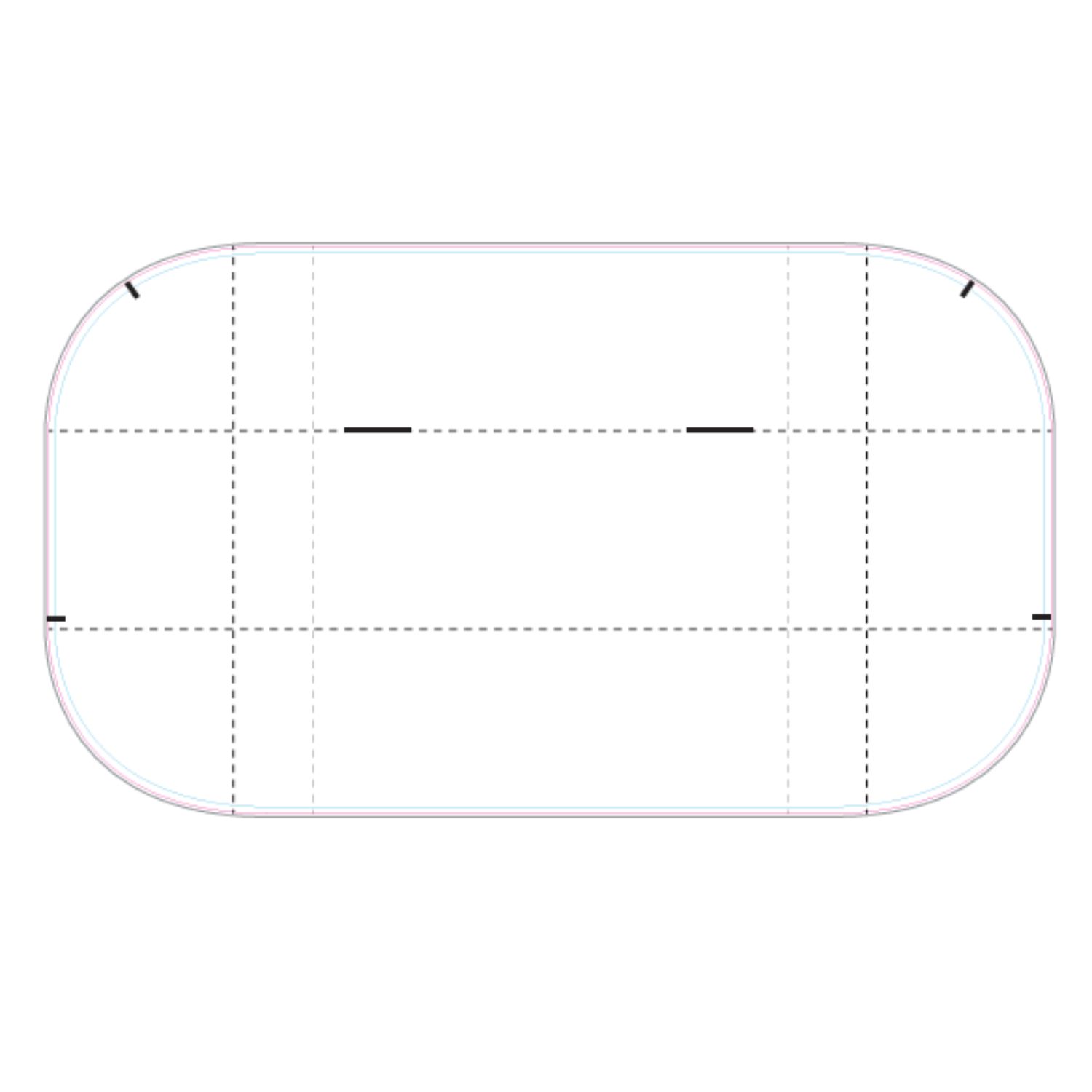 48 Hr Quick Ship - Sublimated Convertible Table Cloth, Converts from 8' to 6', Drape style, 4 sided 3