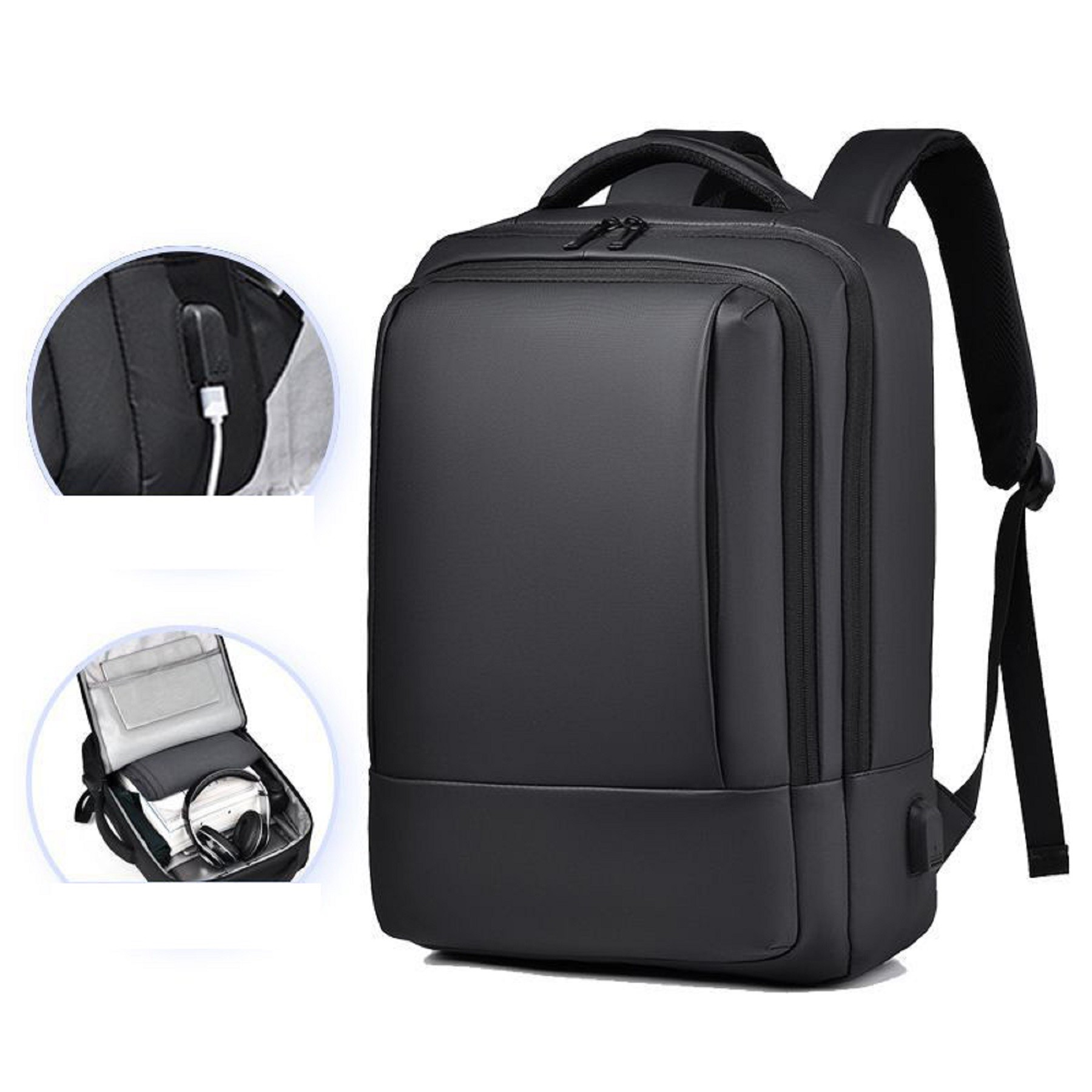 Men's Business Waterproof 35L Large Capacity Backpack 5
