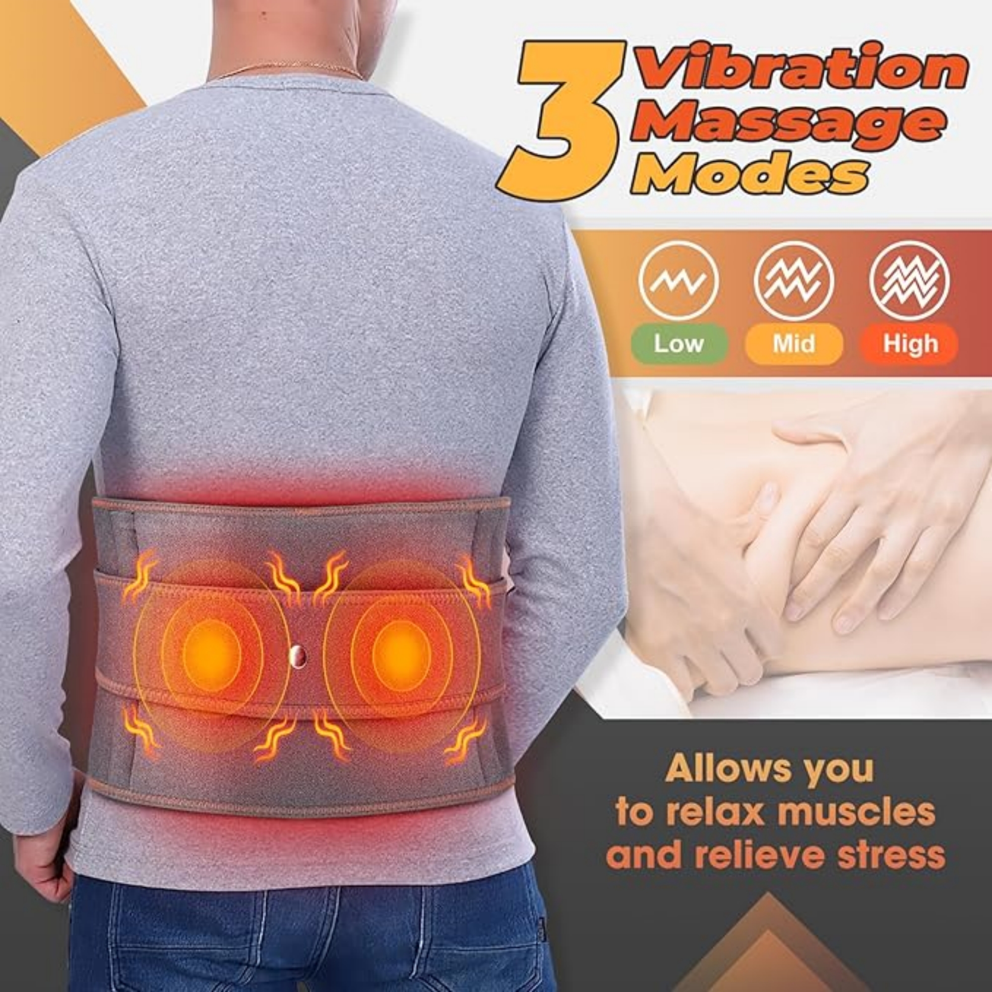 Rechargeable Heated Waist Belt 6