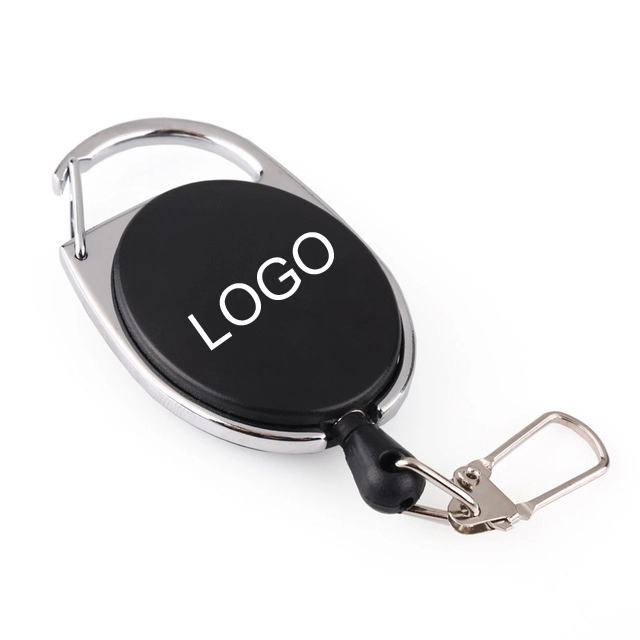 RETRACTABLE BADGE HOLDER WITH Key Chain Loop 6