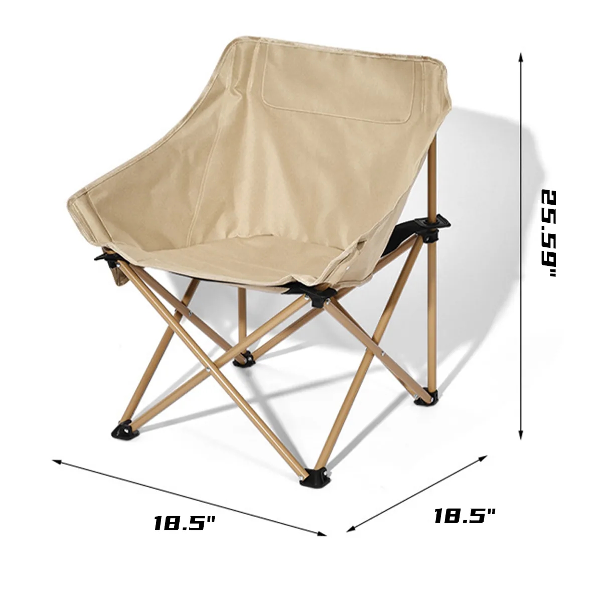 Lightweight Backpacking Folding Chair Supports 260 Lbs 6