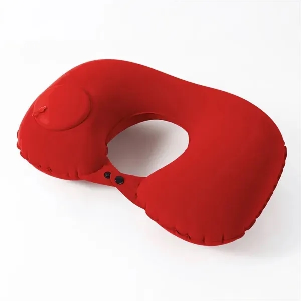 Inflatable U-Shaped Travel Neck Pillow - Easy Press Design 4