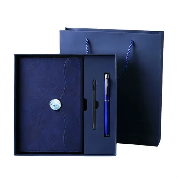Stylish Leaf Pattern Notebook Set 4