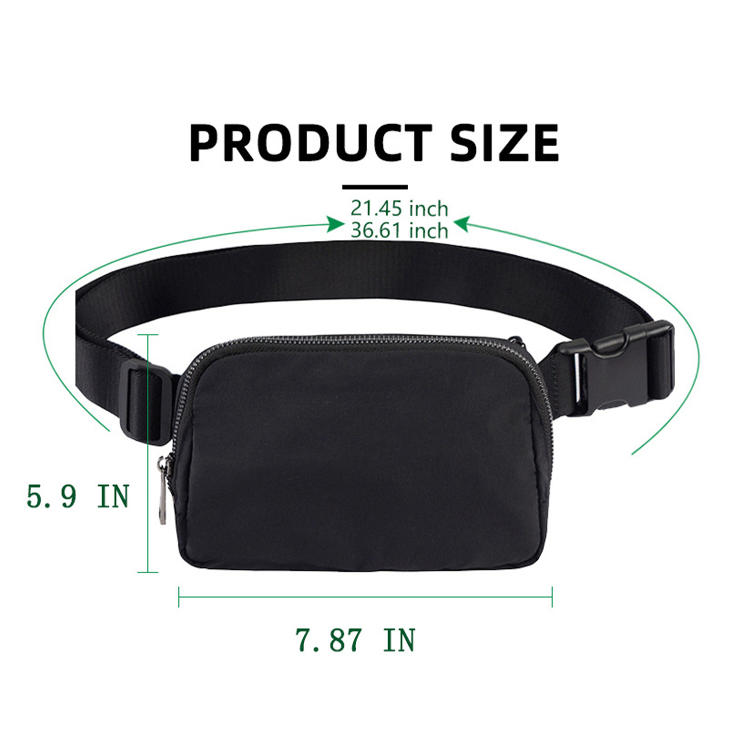 Nylon Waterproof Sports Waist Bag 5