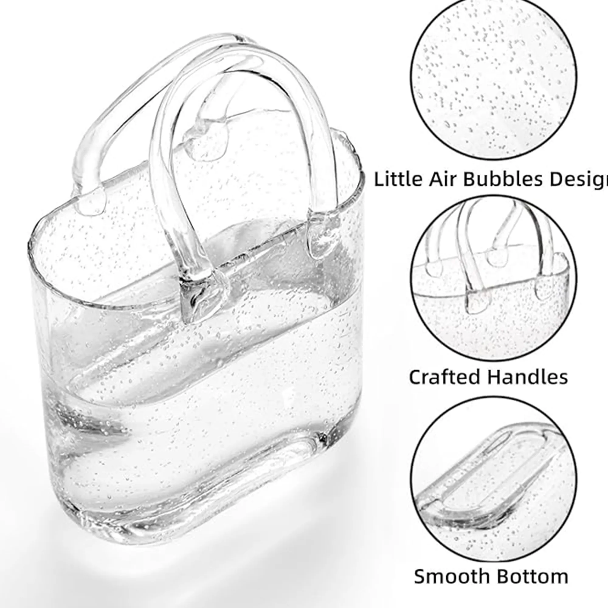 Transparent Glass Vase 2