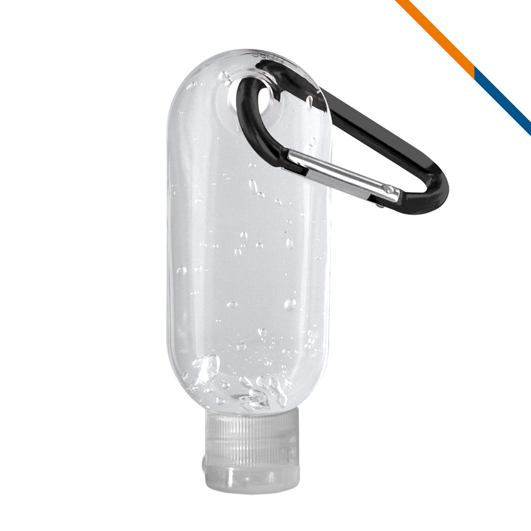 PureVibe Clear Bottle Clear Sanitizer With Carabiner - 1.9 OZ. 15