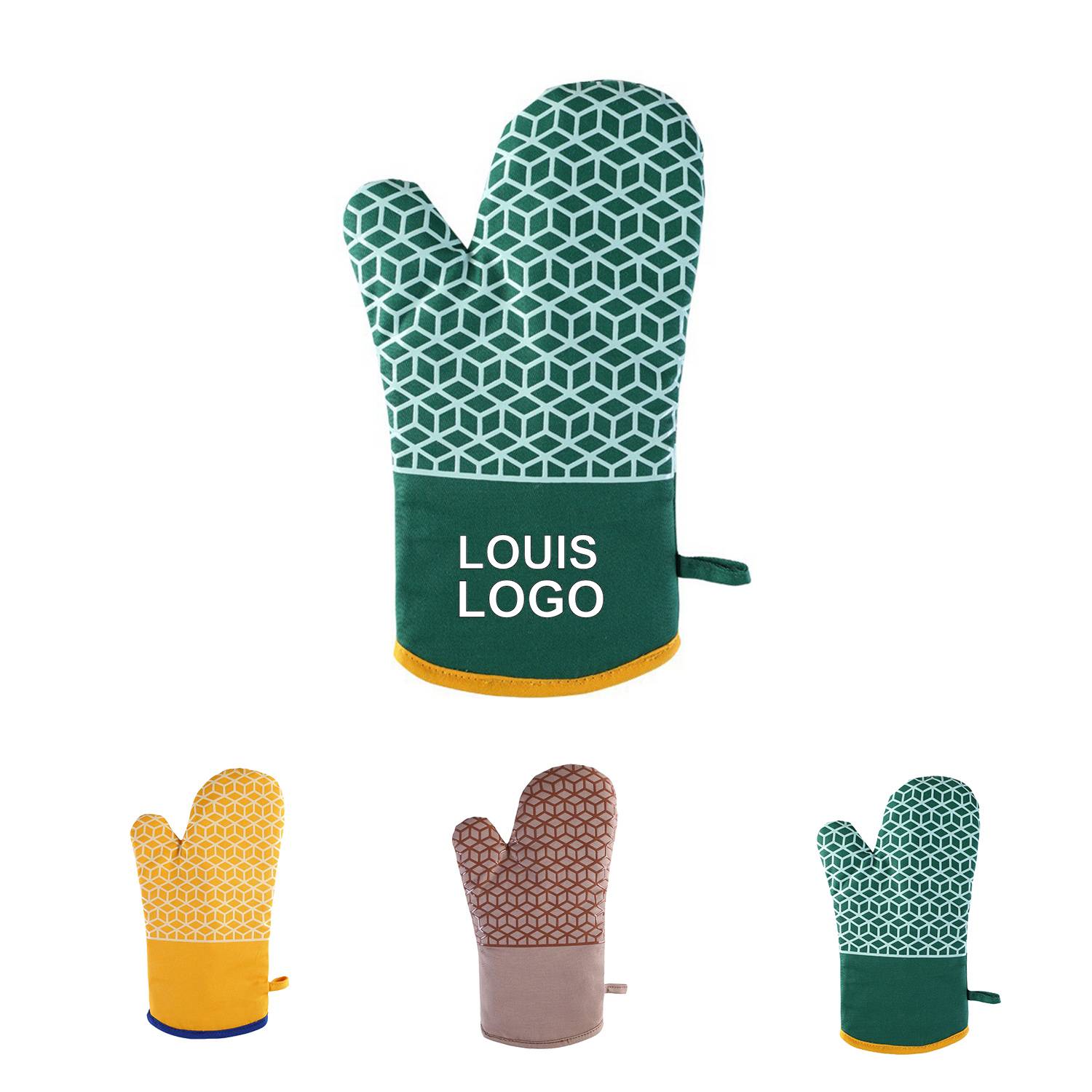 Silicone Oven Mitts Insulation Gloves Pot Holder 2