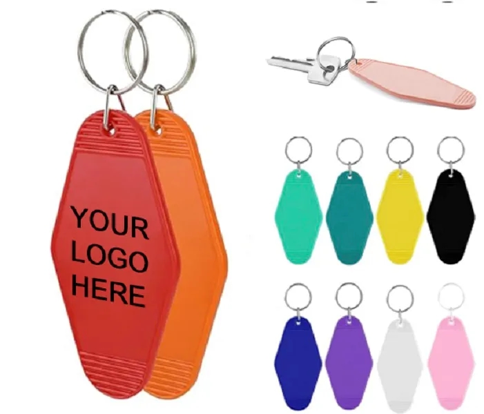 Plastic Travel Luggage Tag/Hotel Keychain With LOGO 2
