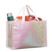Iridescent Non-Woven Shopper Tote 1