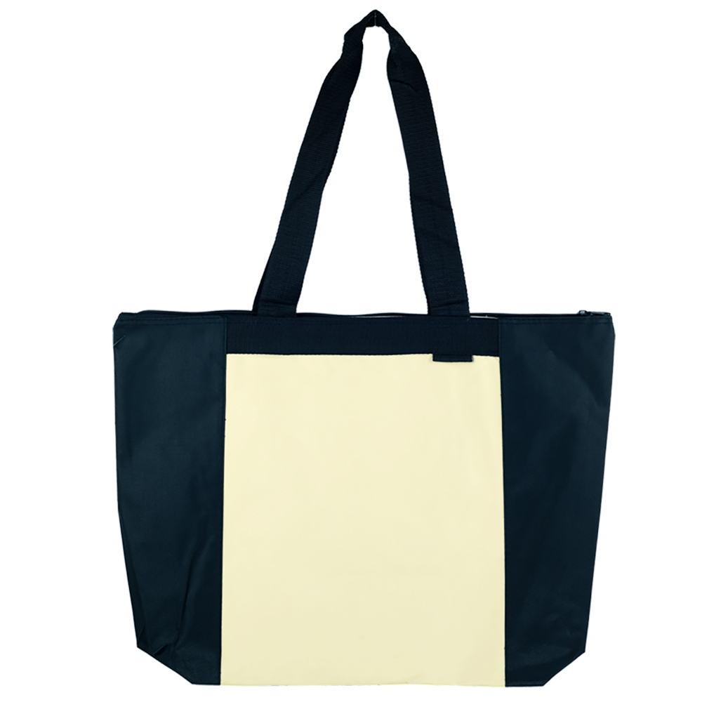 Poly Zippered Tote Bag w/ Heavy Vinyl Backing 3