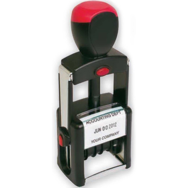 Stamp, Self-Inking Metal Dater - One Color 1
