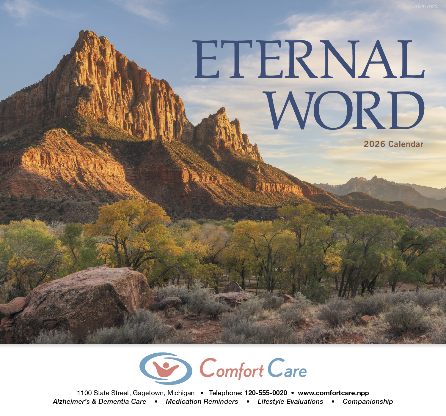Good Value™ Eternal Word - Stapled Calendar 28