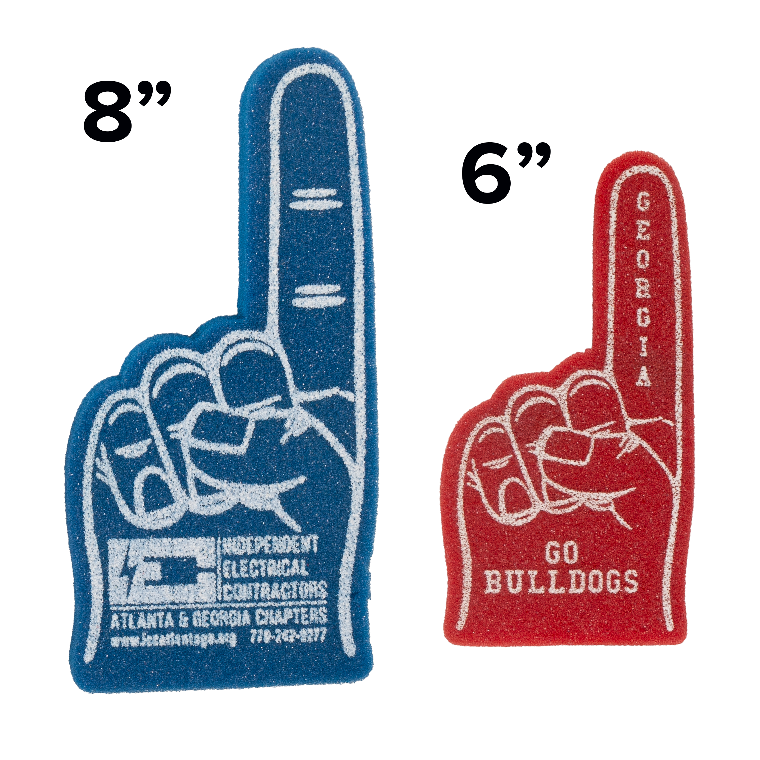 8" Classic #1 Finger Foam Mini 10