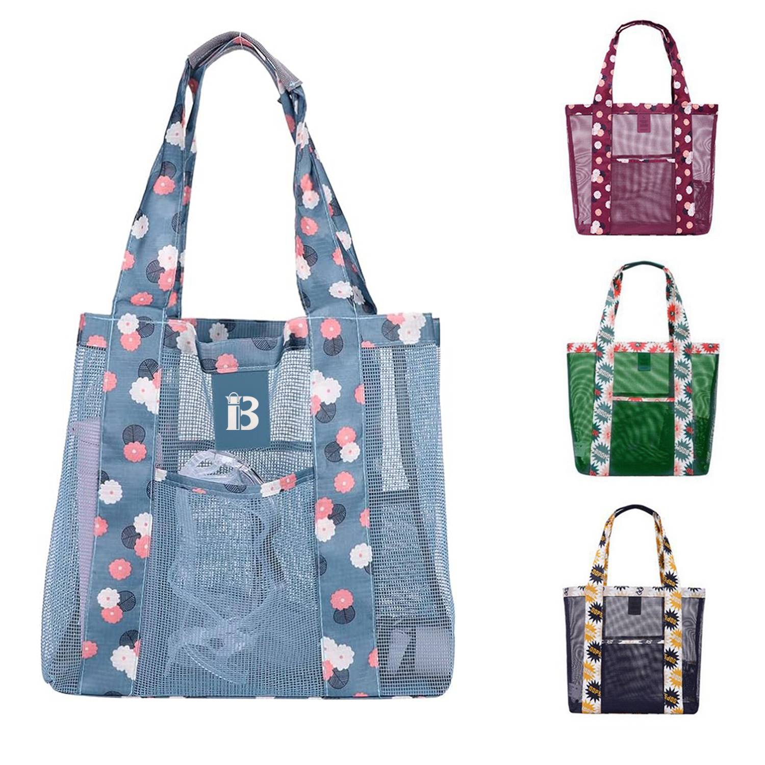 Large Capacity Mesh Beach Bag 2