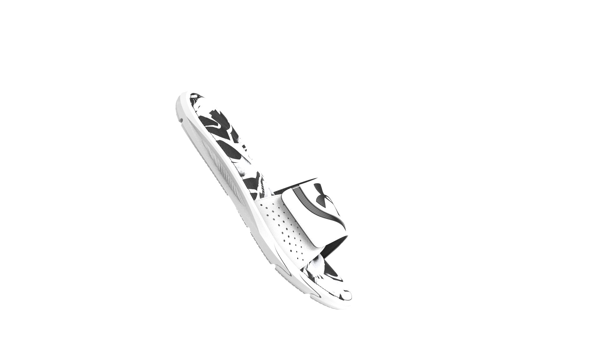 UA Ignite VI Graphic Footbed Boys' Slides 9