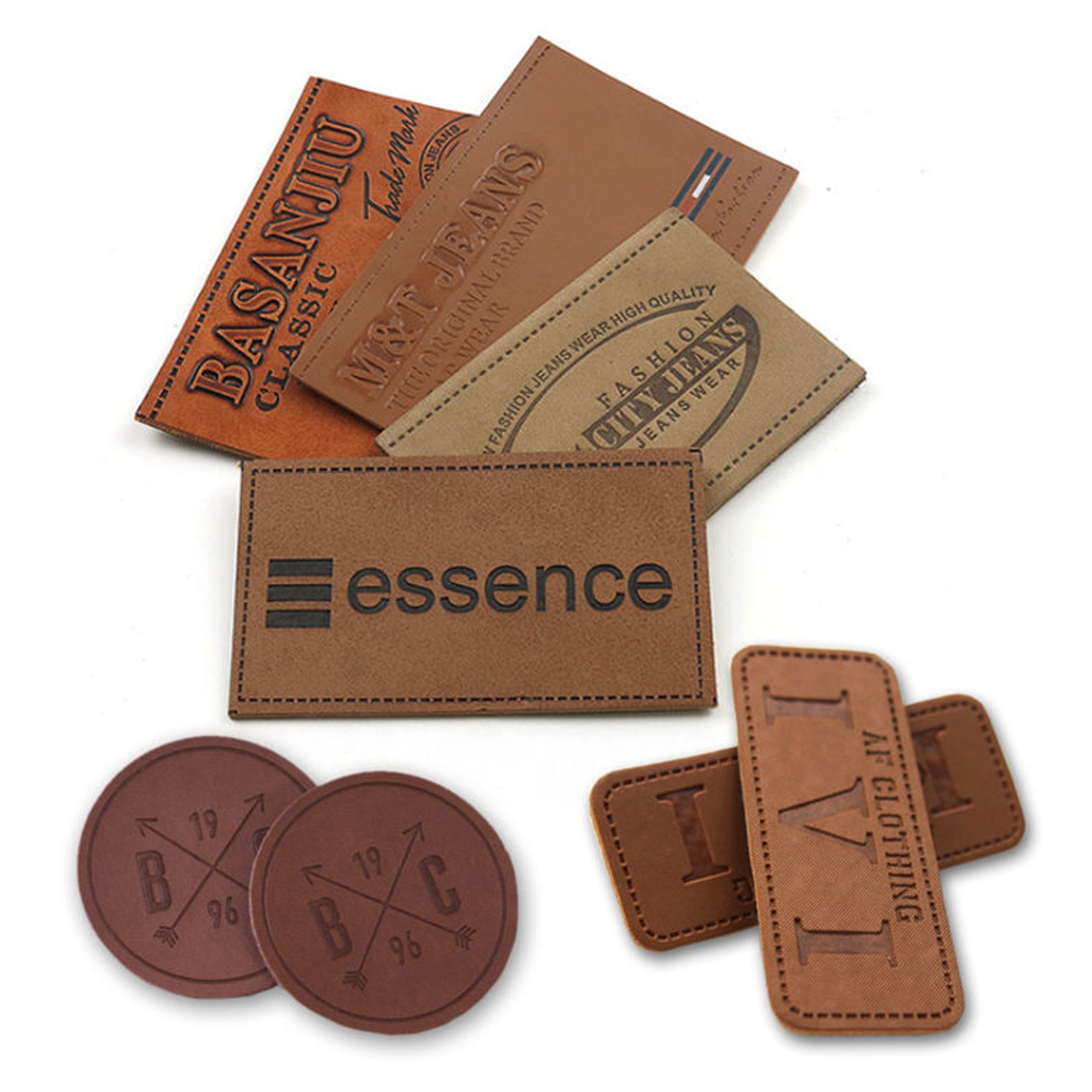 Custom Faux Leather Patch 3" 4