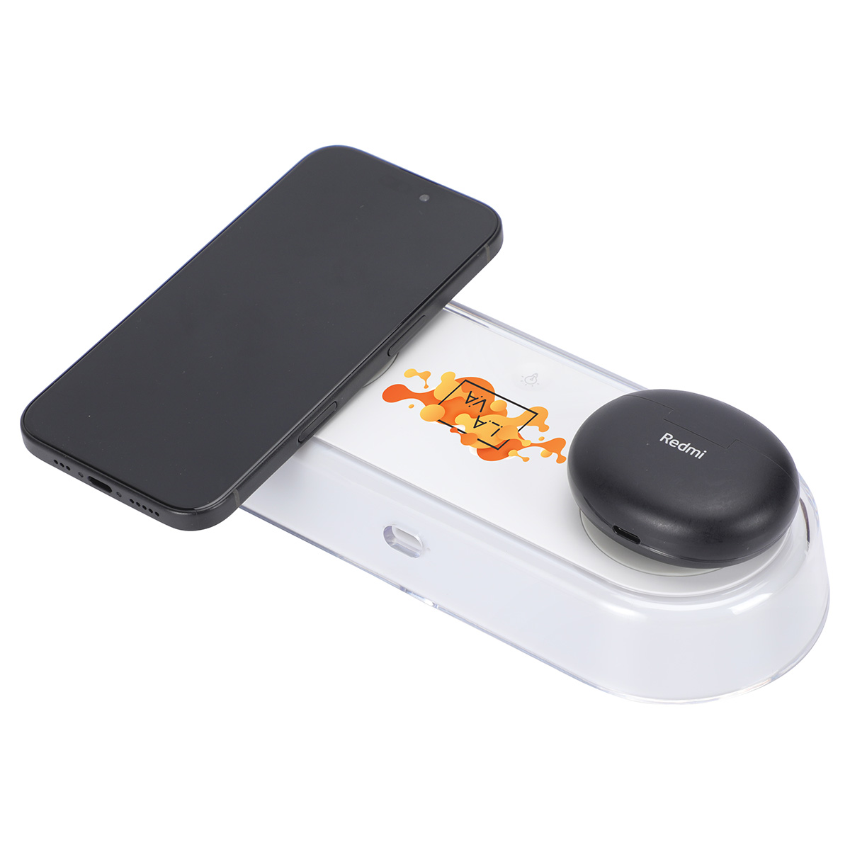 Twin Deck 2-in-1 Wireless Charger with Ambient Light 1