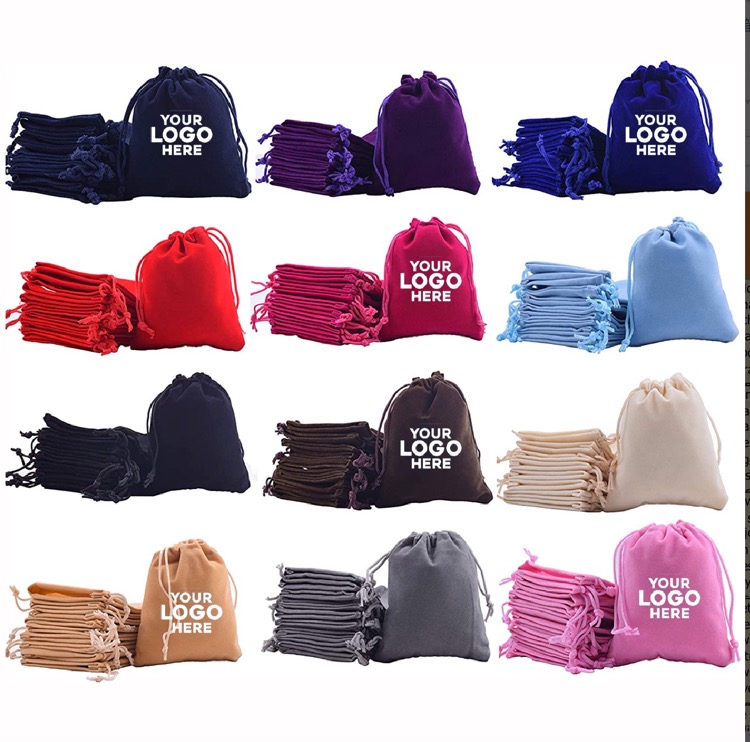 Drawstrings Velvet Gift Bags 6