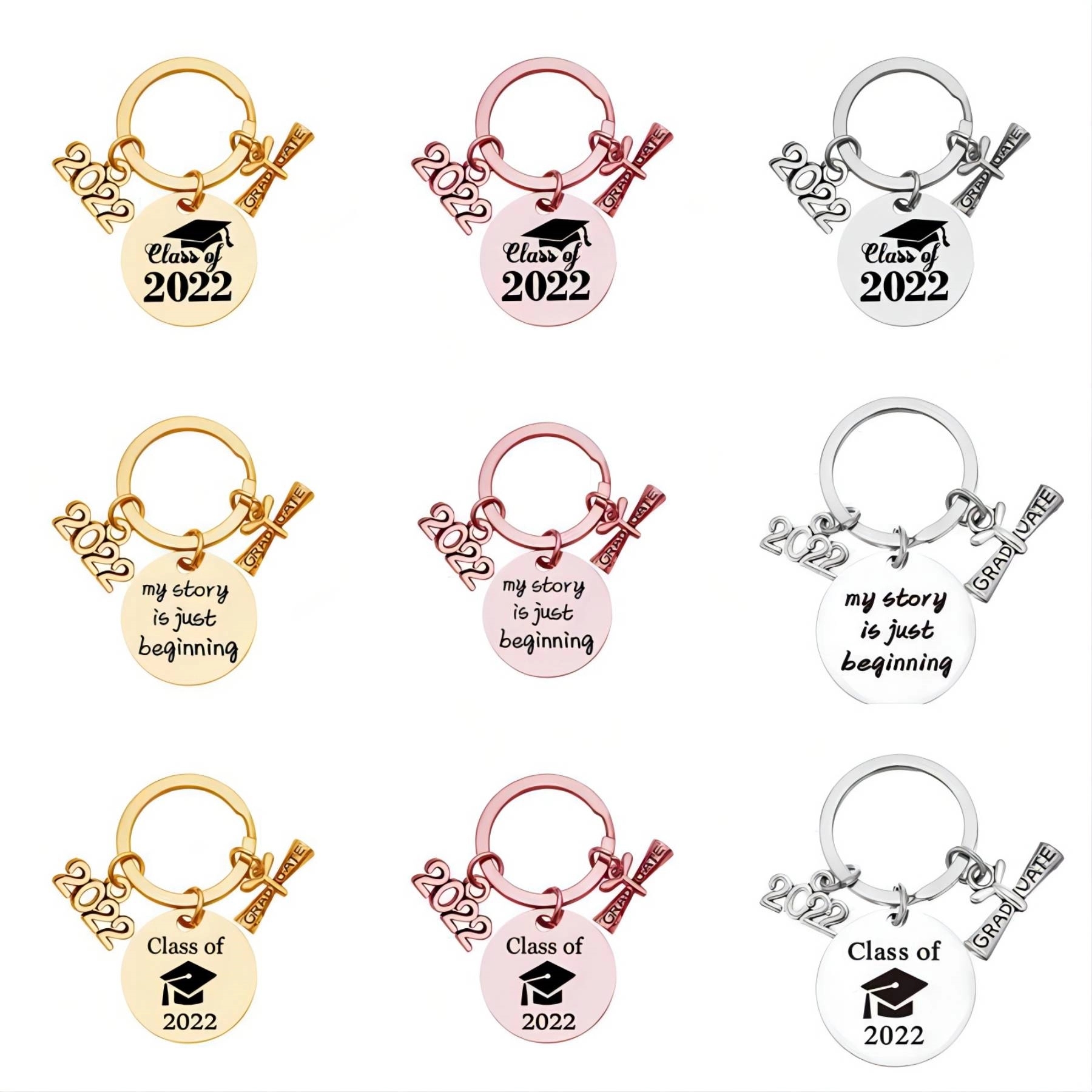 Class of 2022 Graduation Keychain 1