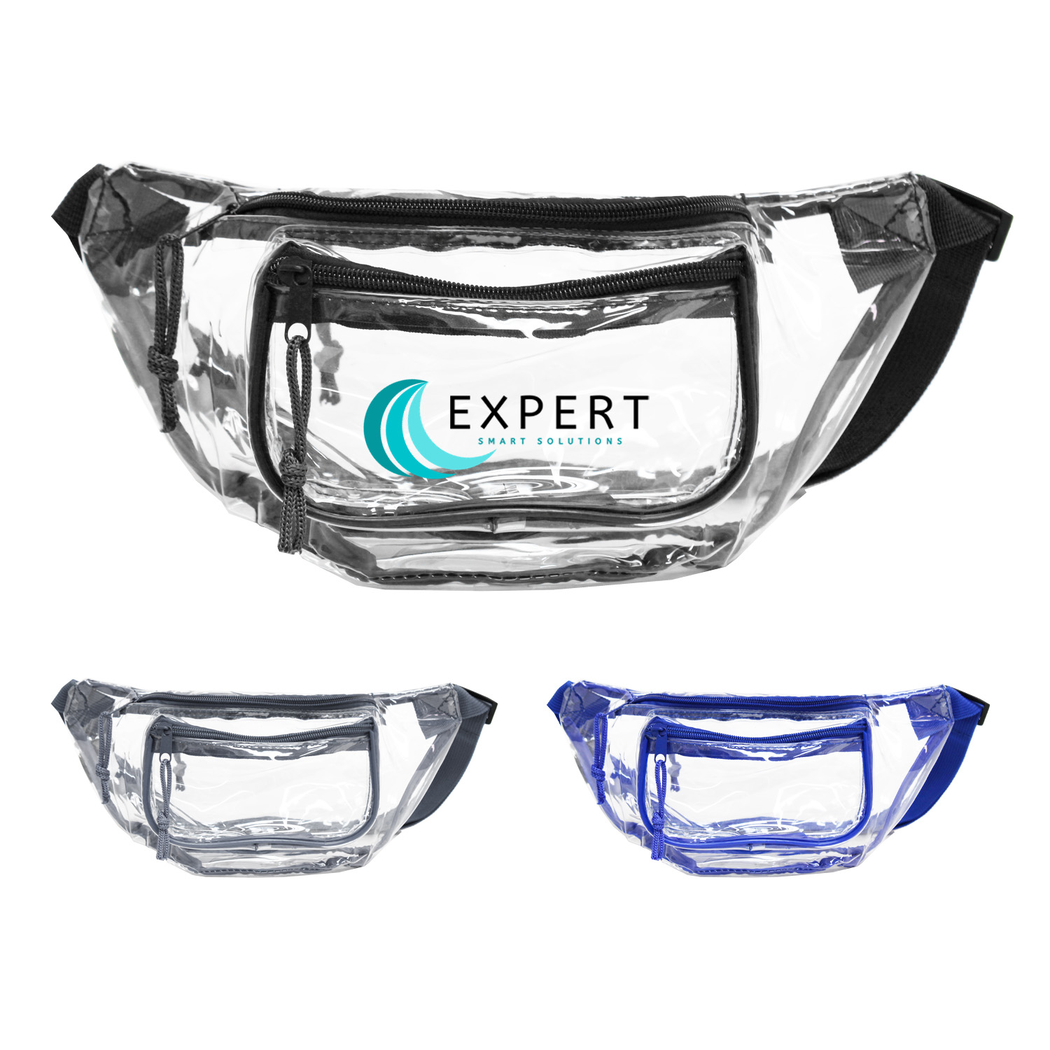 Clear Multi Pockets Fanny Pack