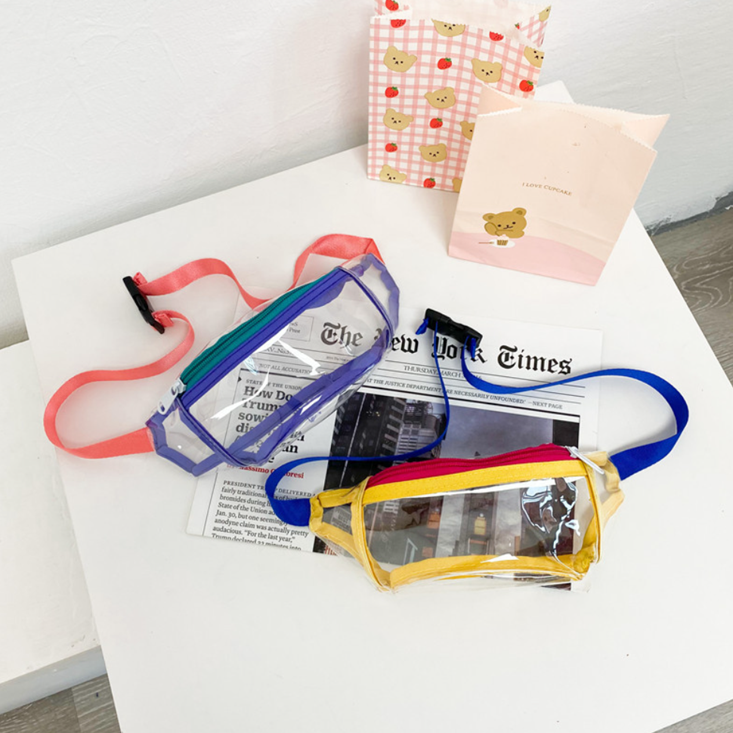 Mini Fashion Clear jelly Fanny Pack Kids 1