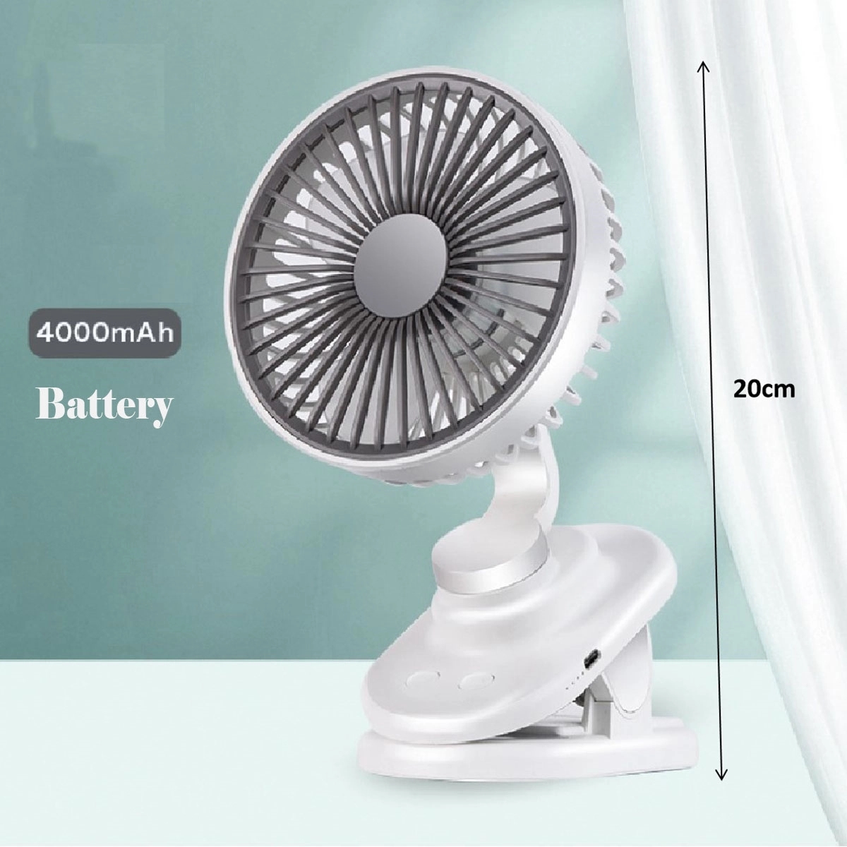 Clip Desk Fan Usb 3