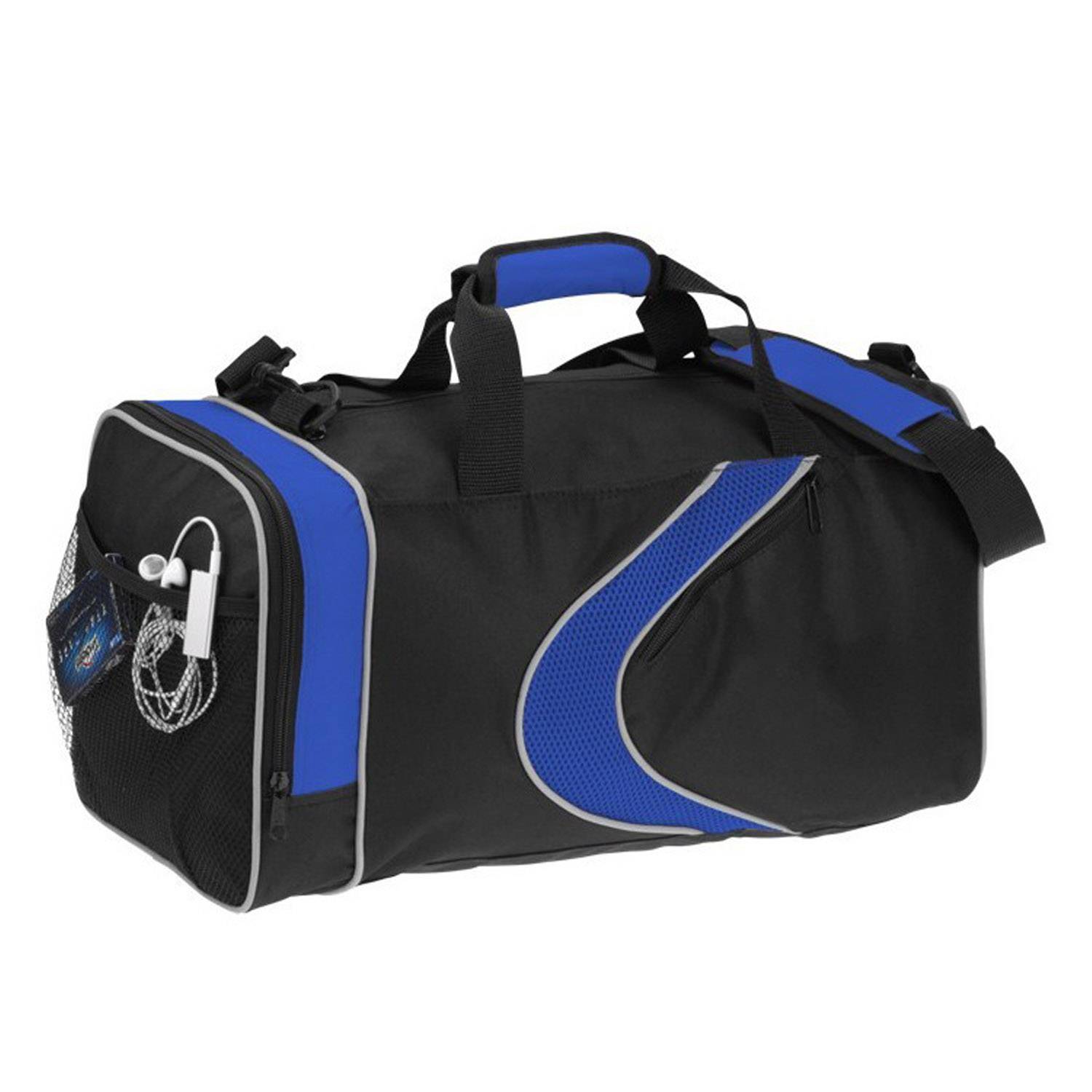 Two-Tone Polyester Wet Dry Separation Sports Duffel Bag 3