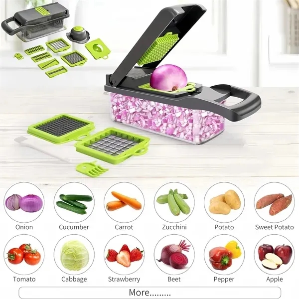15-in-1 Vegetable Chopper - Multifunctional Kitchen Tool 14