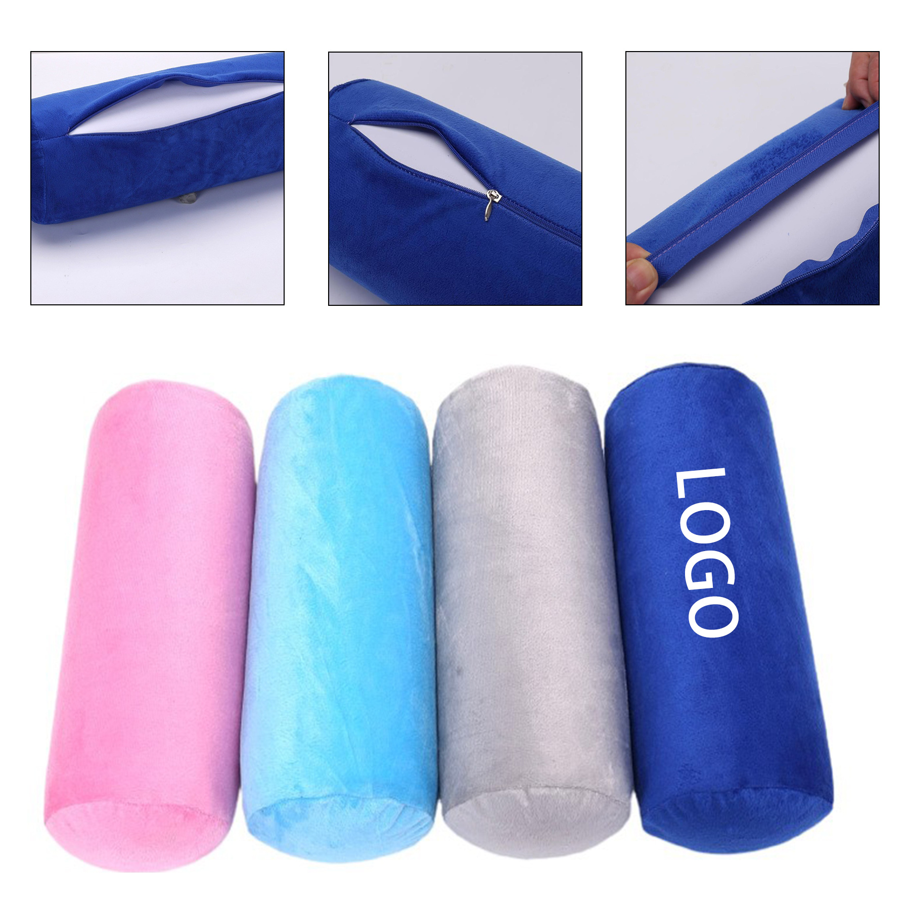 Cylindrical inflatable throw pillows 2