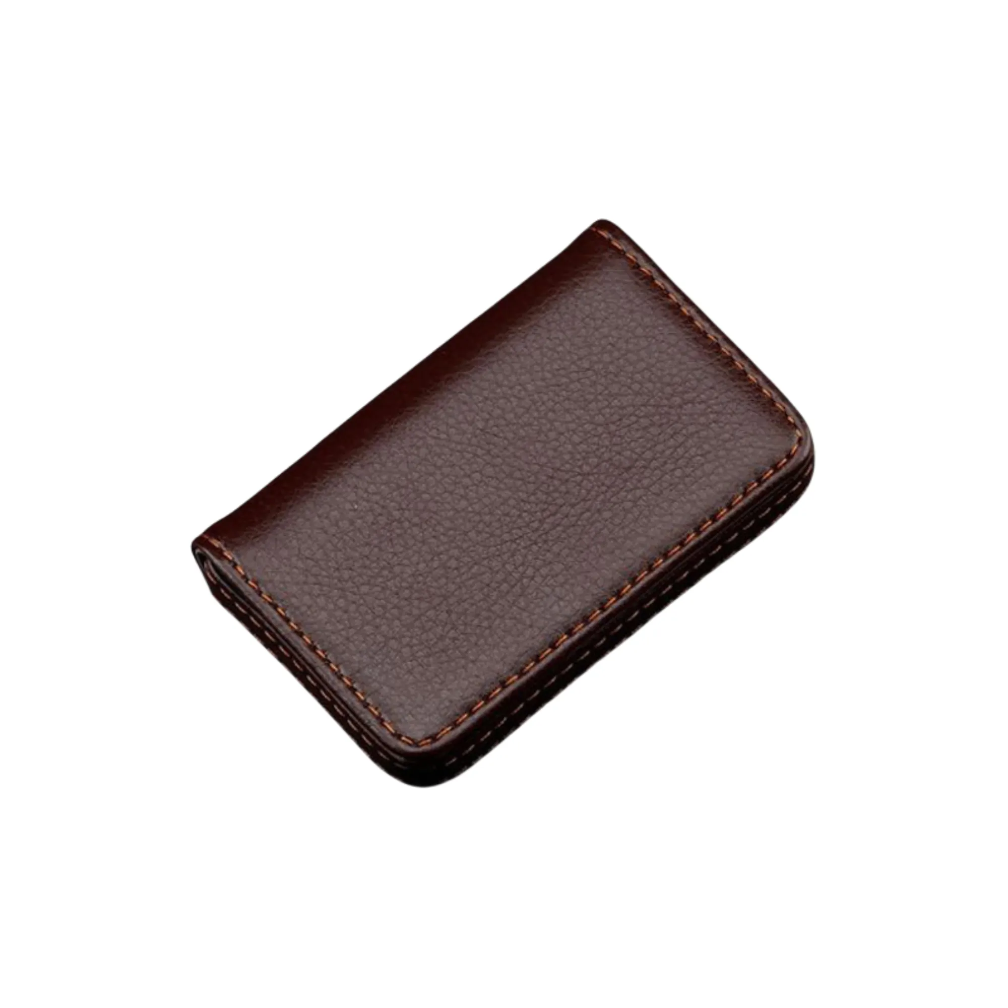 PU Leather Business Card Holder With Magnetic Flap 3