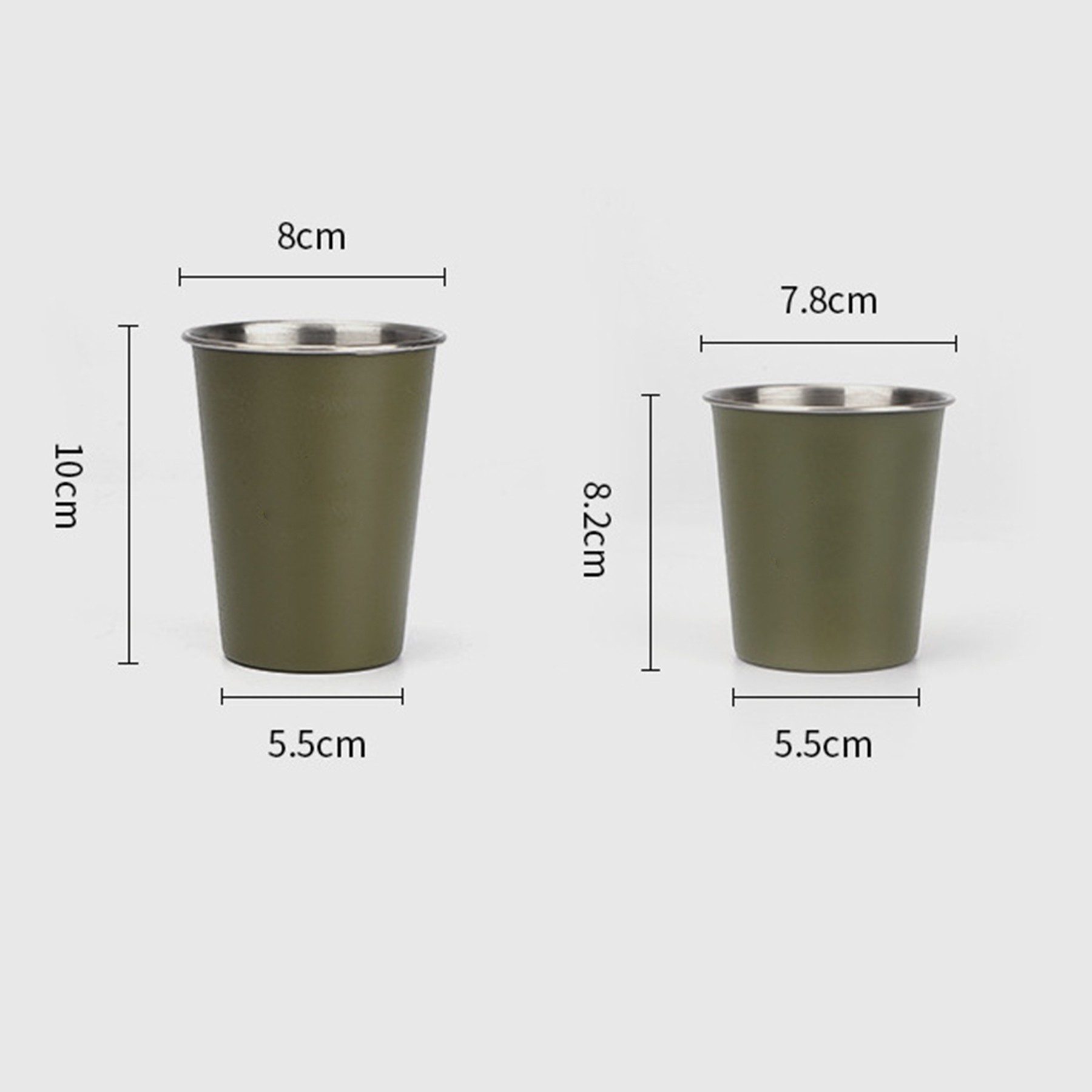 Stainless Steel Camping Cup Outdoor Mug 2