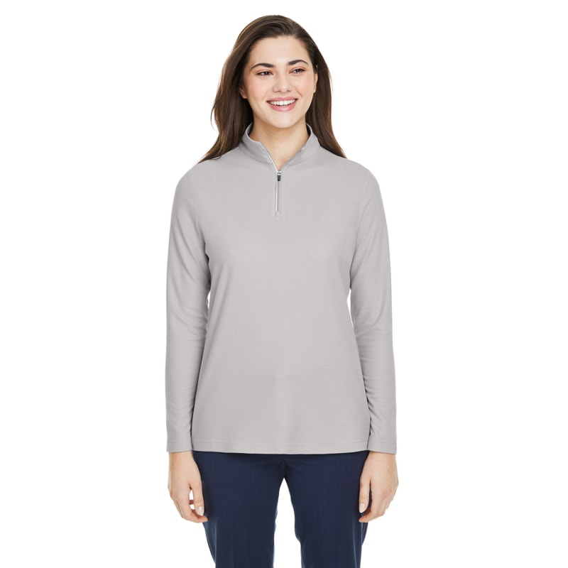CORE365 Ladies' Fusion ChromaSoft™ Pique Quarter-Zip 40