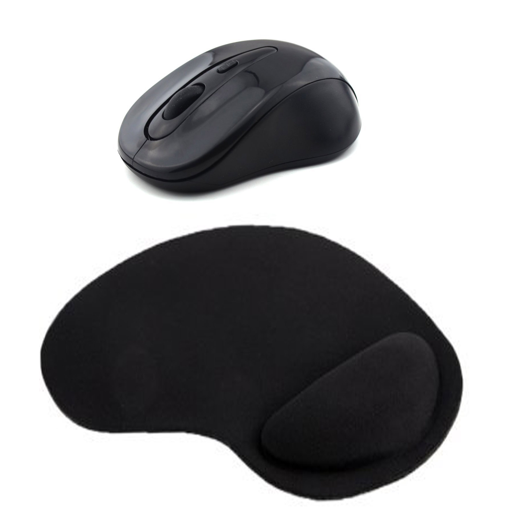 iBank® 2.4GHz Wireless Mouse + Wrist Rest Mouse Pad 2
