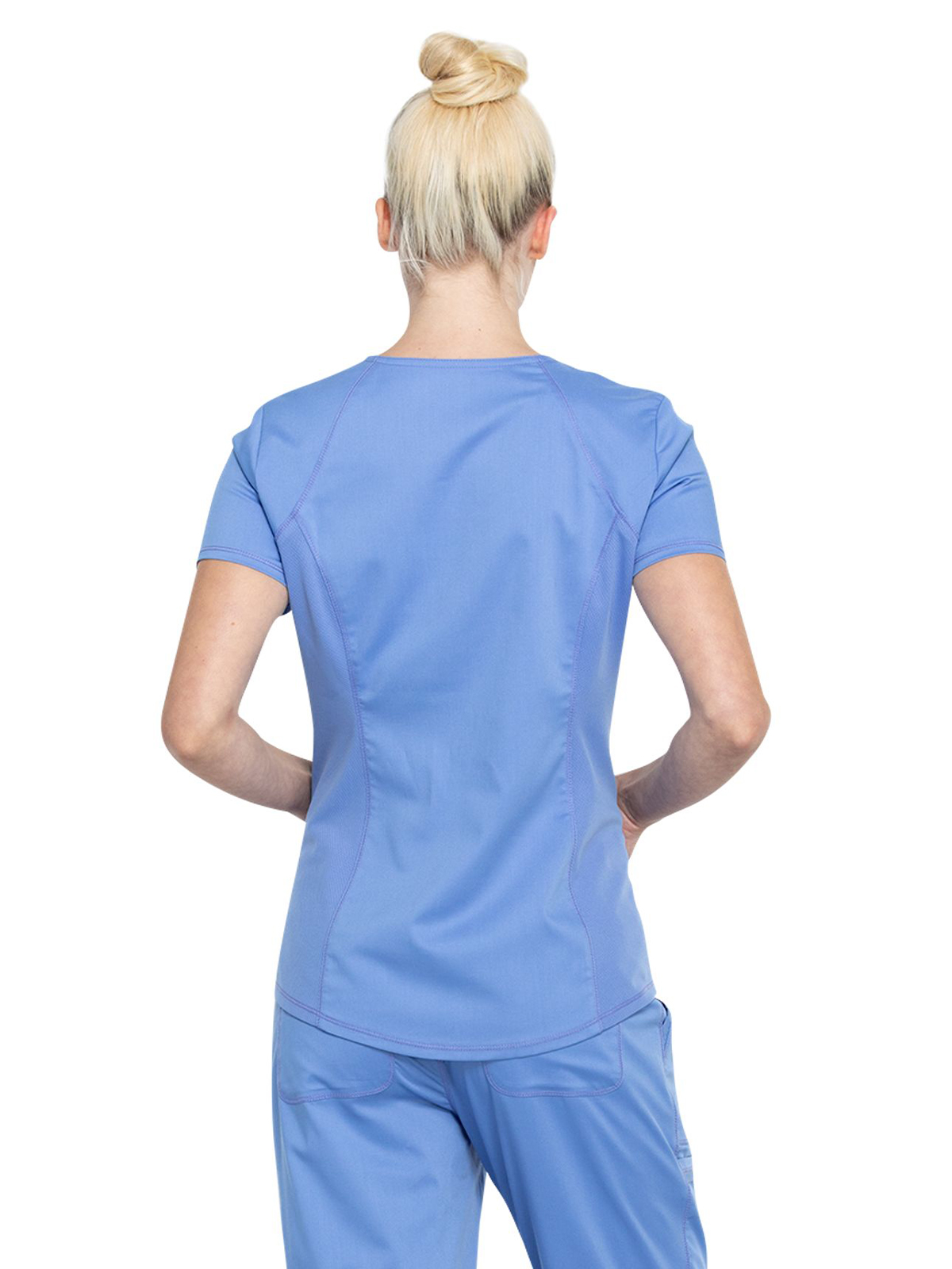 Cherokee - Workwear Revolution - Women's 2-Pocket V-Neck Top 6