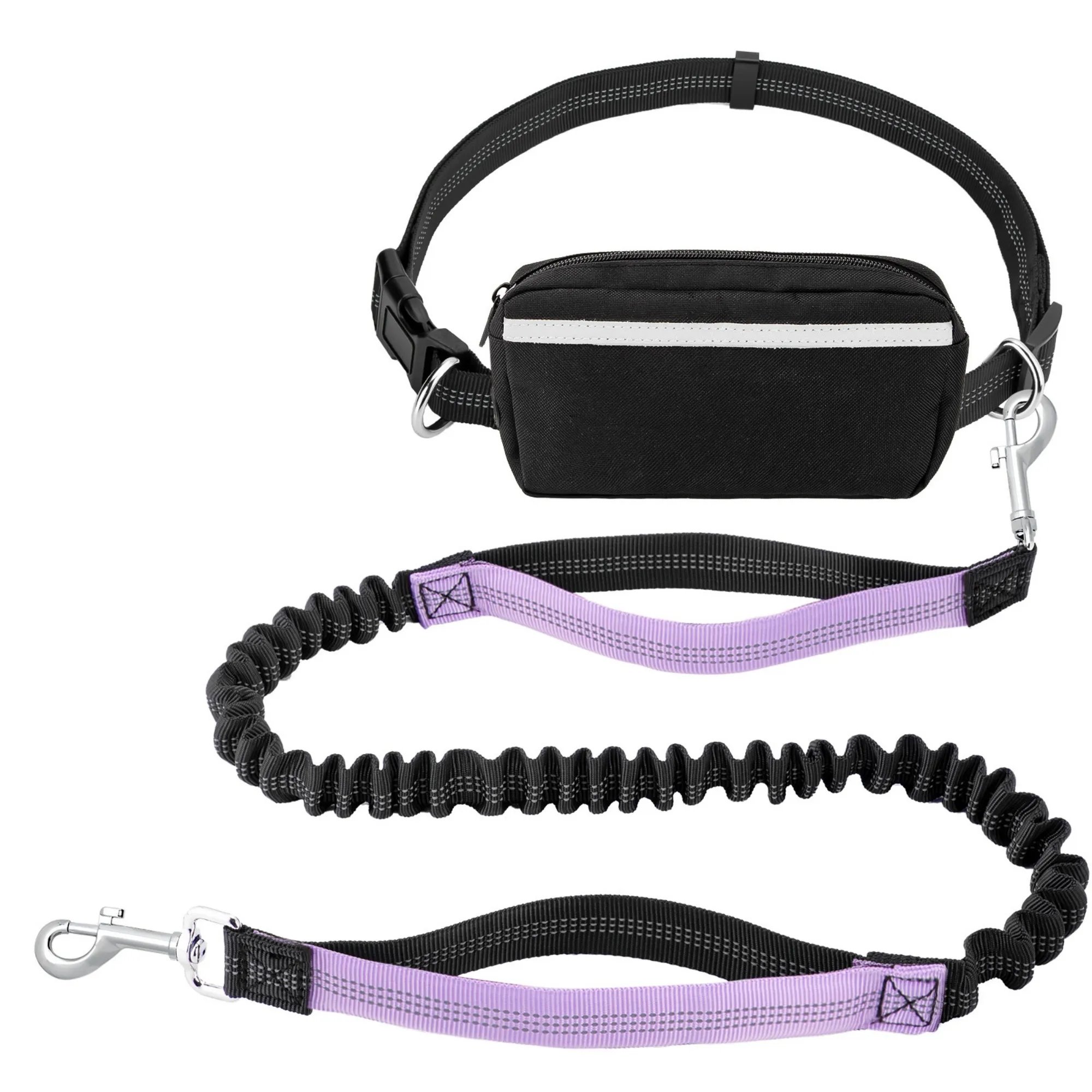 Multi-Functional Retractable Hands-Free Leash Waist Bag 14