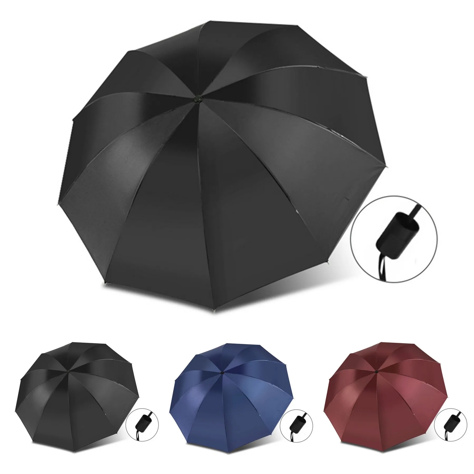 8 Ribs Folding Umbrella 2