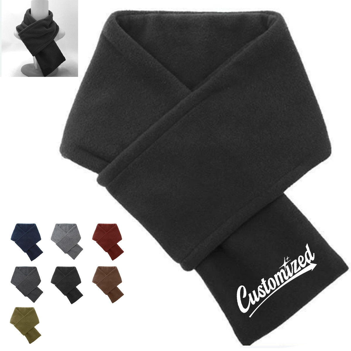 Fleece Winter Scarf for Cold Weather and Promotions 7