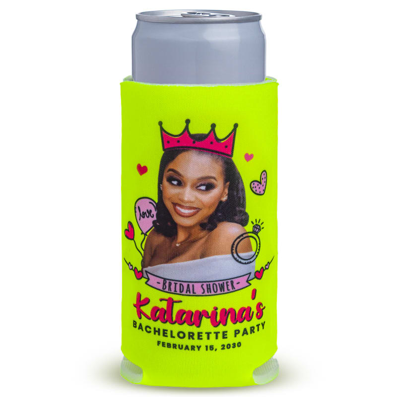 Fluorescent Neon Collapsible SLIM Can Coolers 9