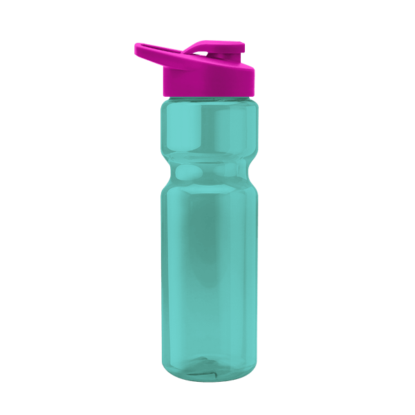 Blazer 28oz Transparent Bike Bottle w/Drink-thru Lid 1321