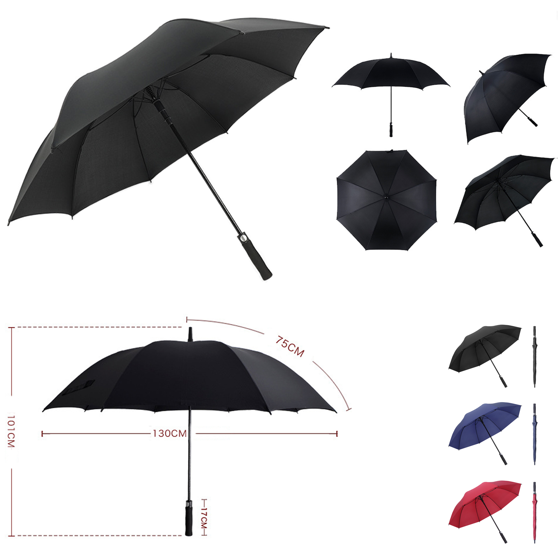 60 Inch Automatic Open Golf Umbrella 2