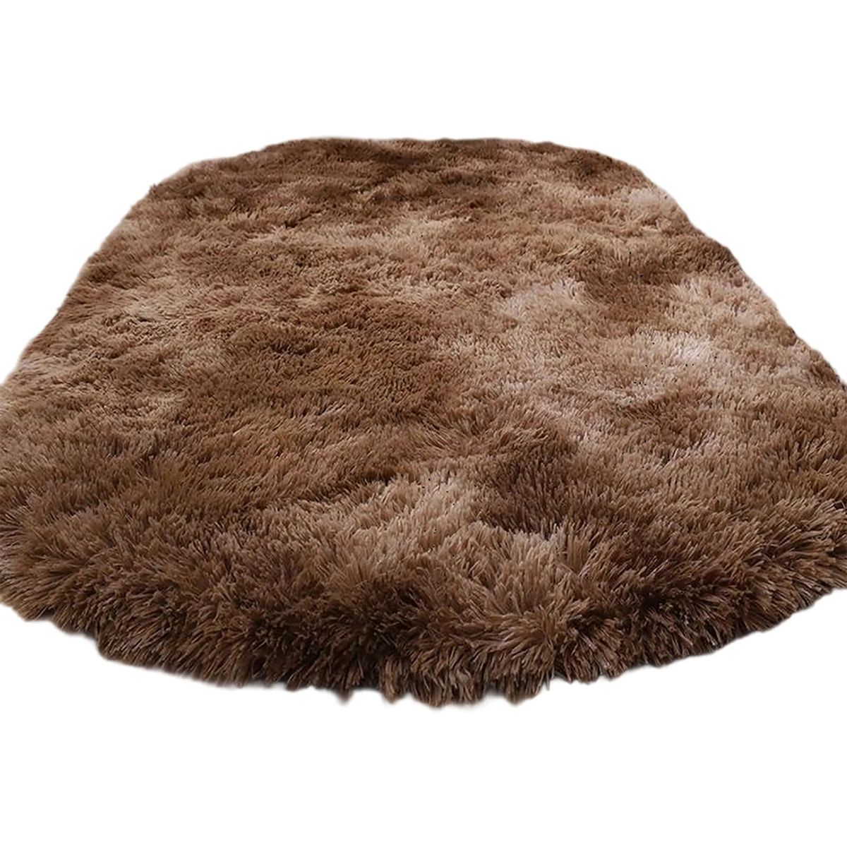 Embroidered Faux Fur Rug for Home Decor 14