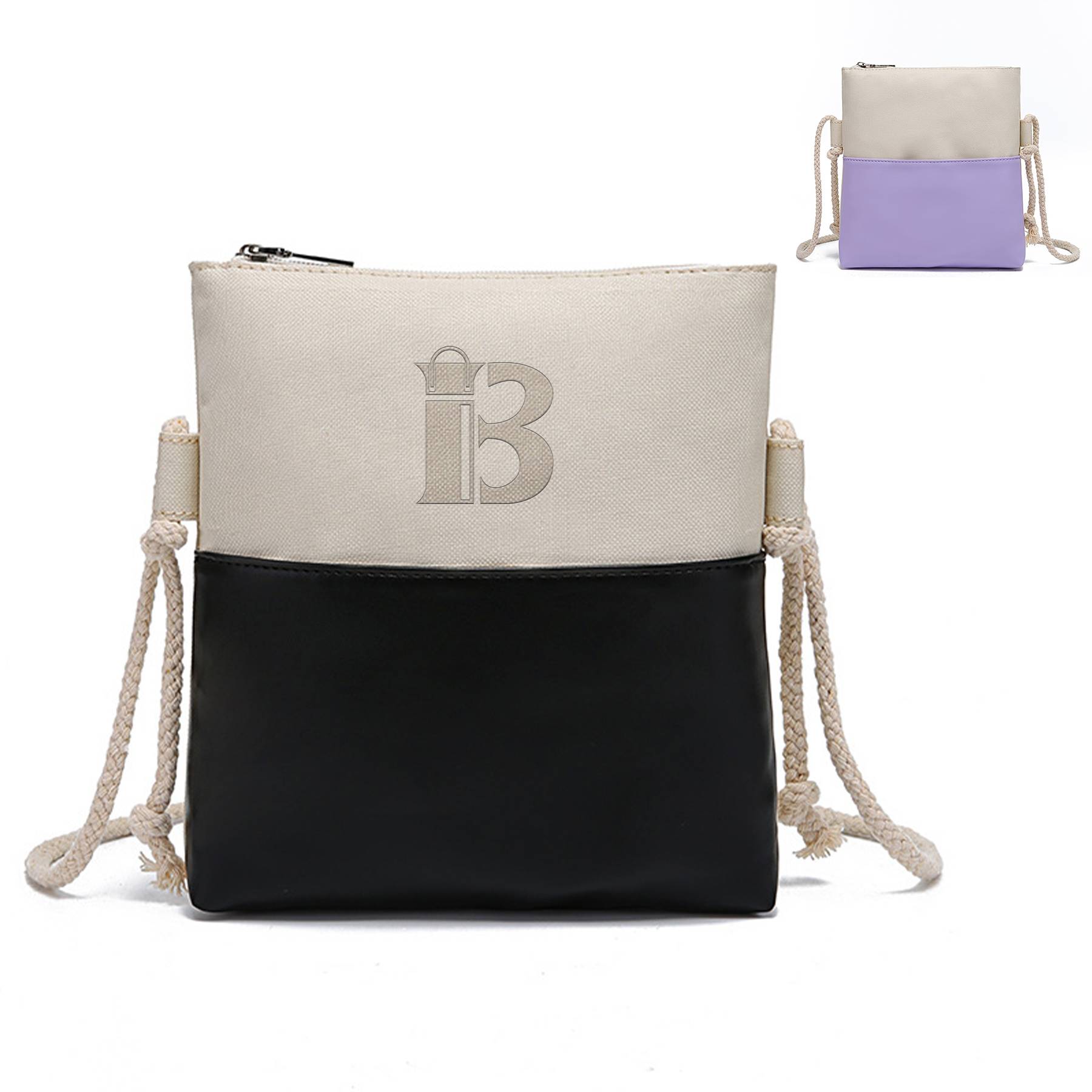 PU Carry a mini cross-body square bag 1