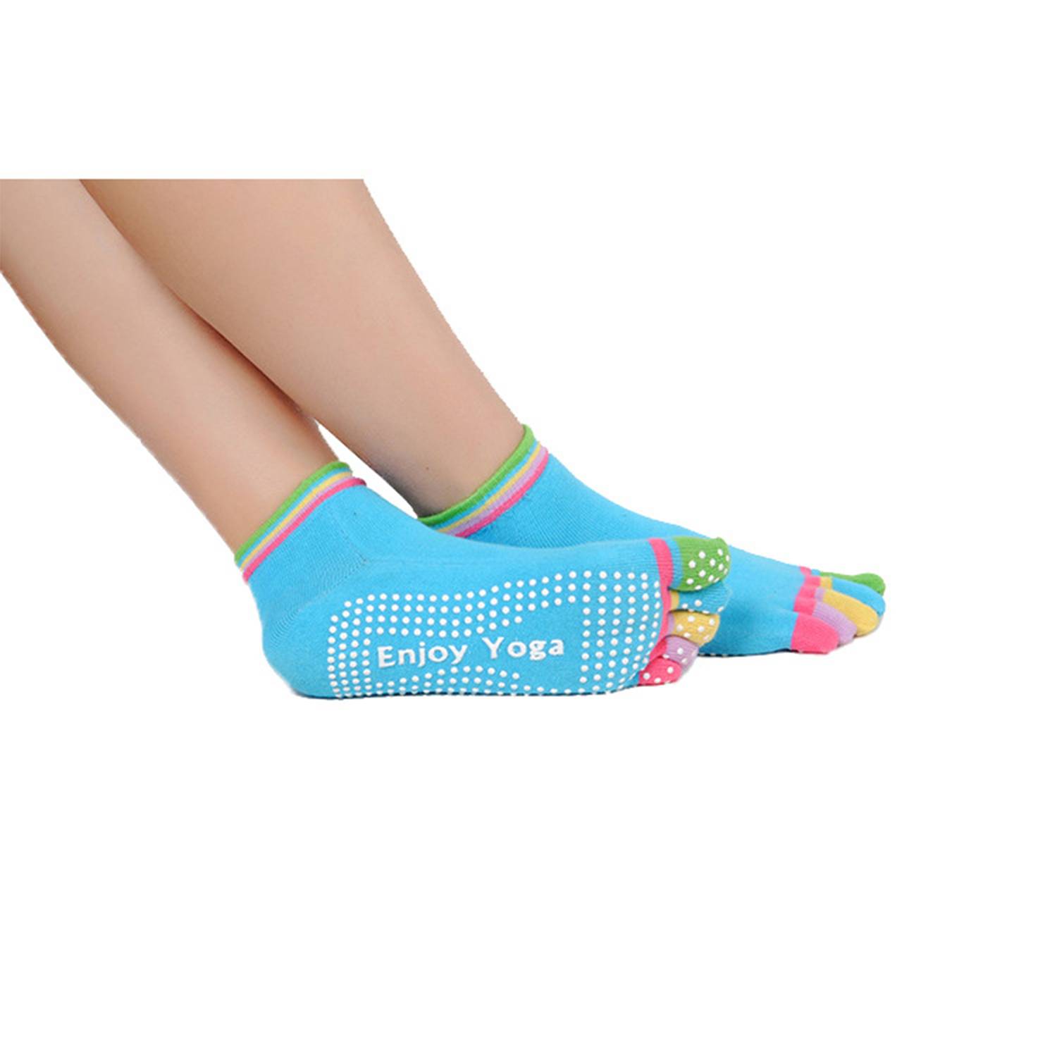 Women's Fitness Yoga Socks Non-Slip Sweat Absorbent 7