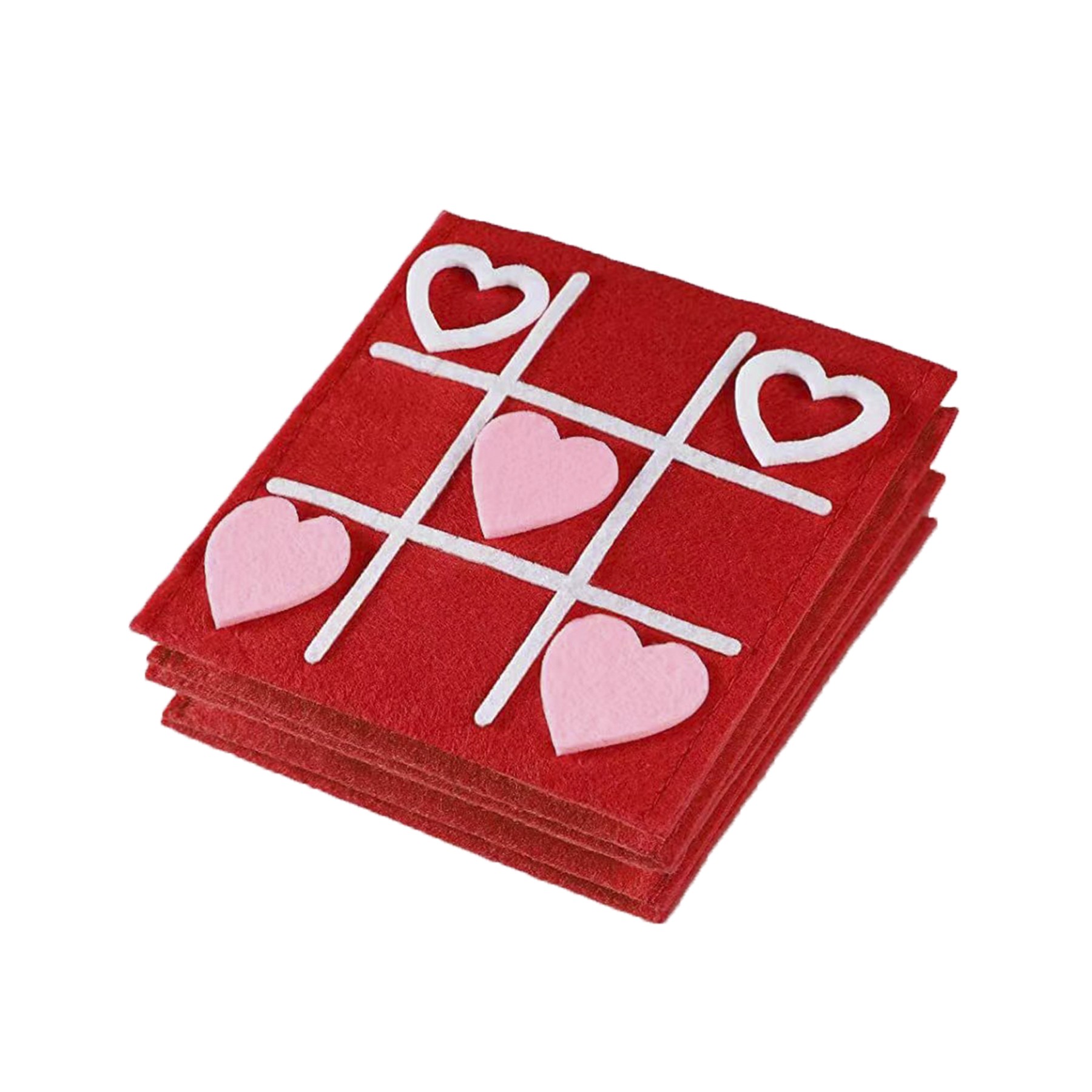Mini Nine Square Checkerboard Felt Board Game 4