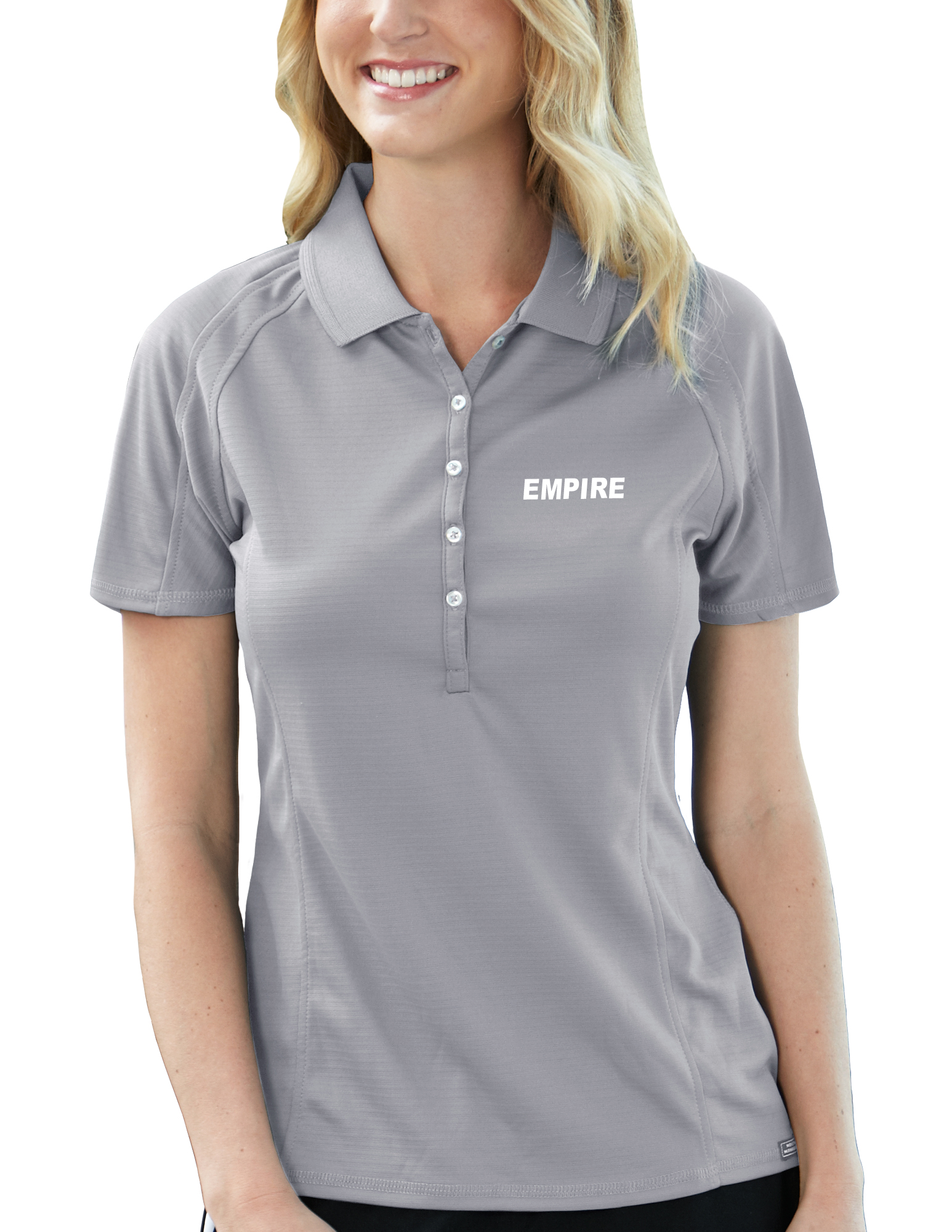 Ladies' Empire Ottoman Solid Polo Shirt 2