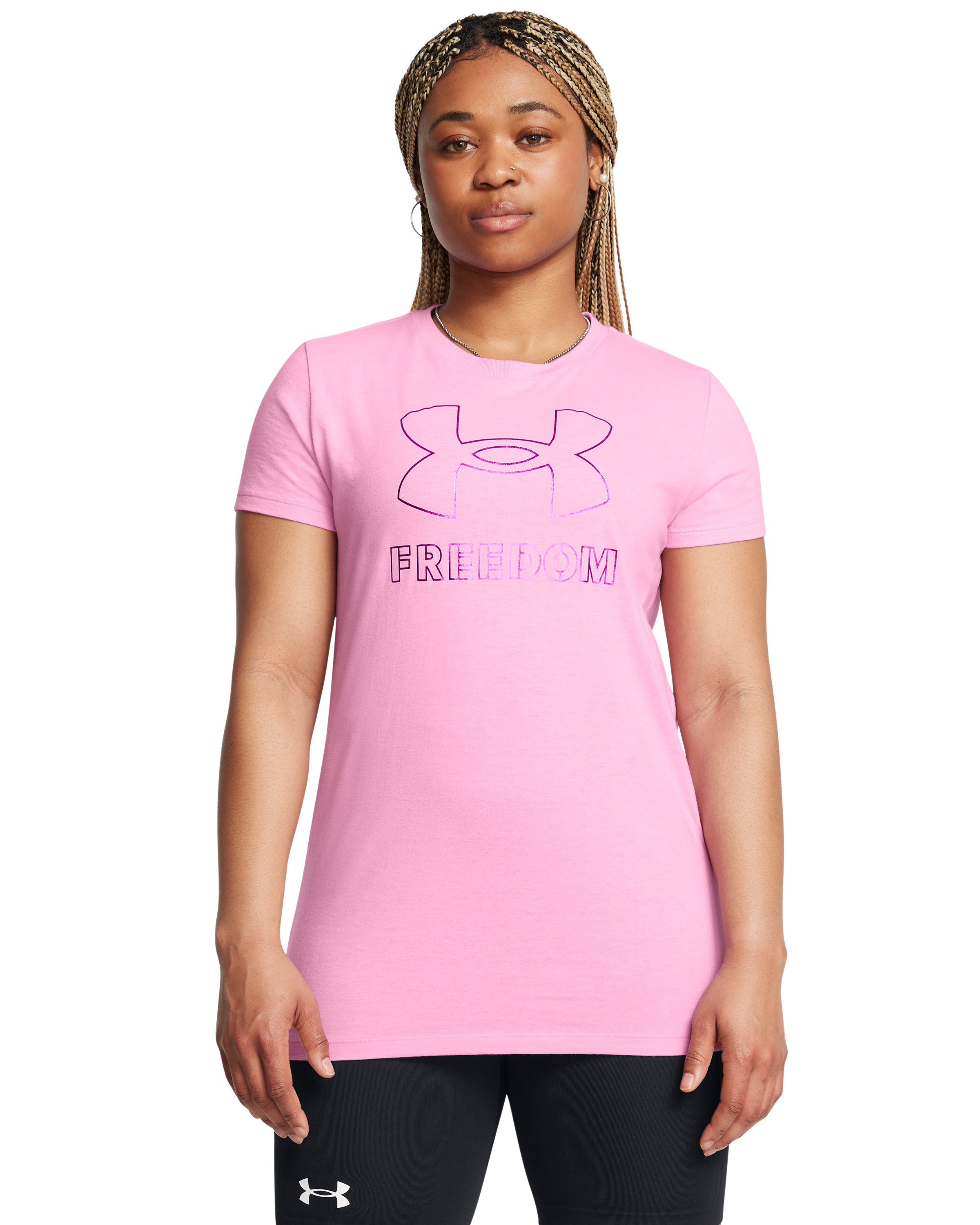 UA Freedom Big Logo Foil Women's T-Shirt 2