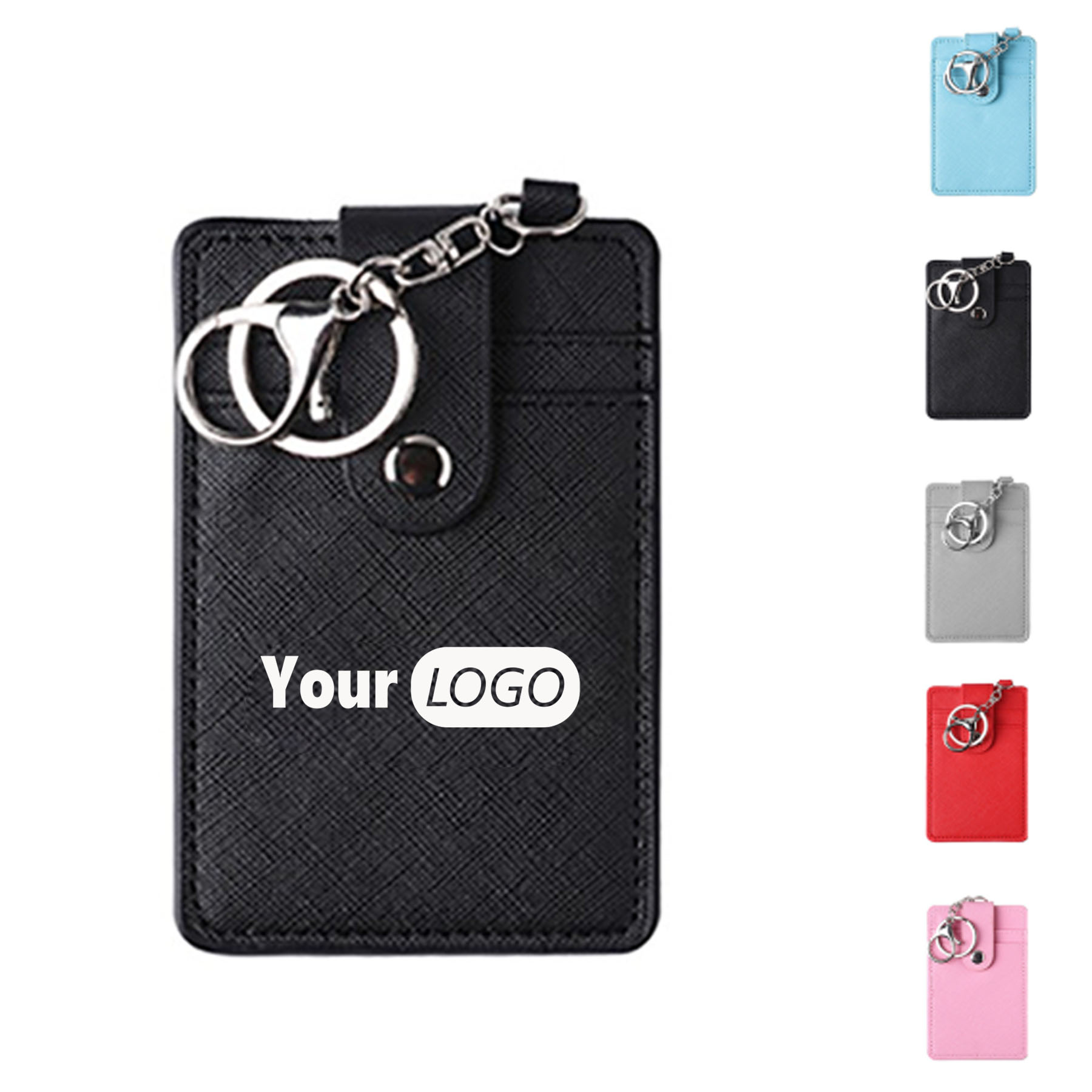 ID Card Holder Keychain 3