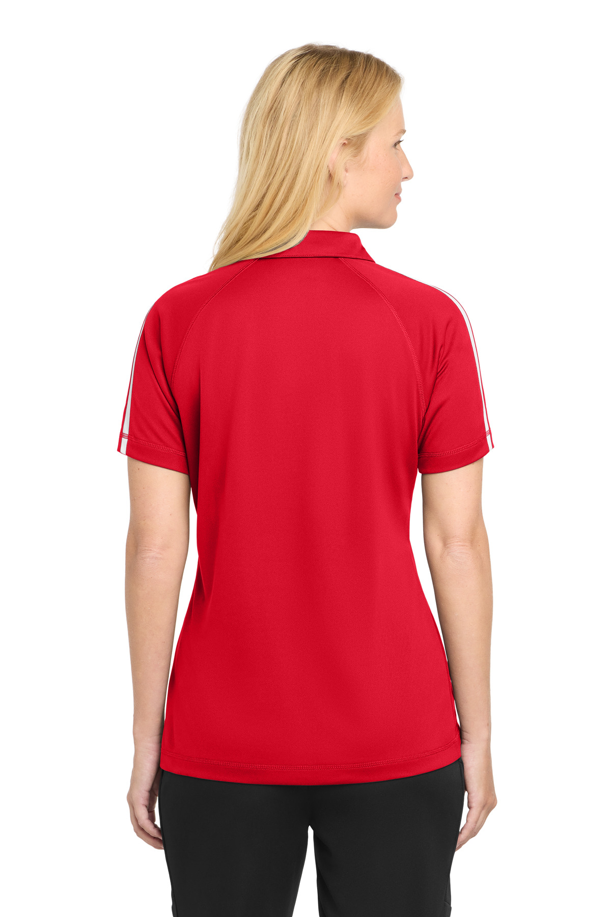 Sport-Tek Women's PosiCharge Micro-Mesh Colorblock Polo. LST685 13