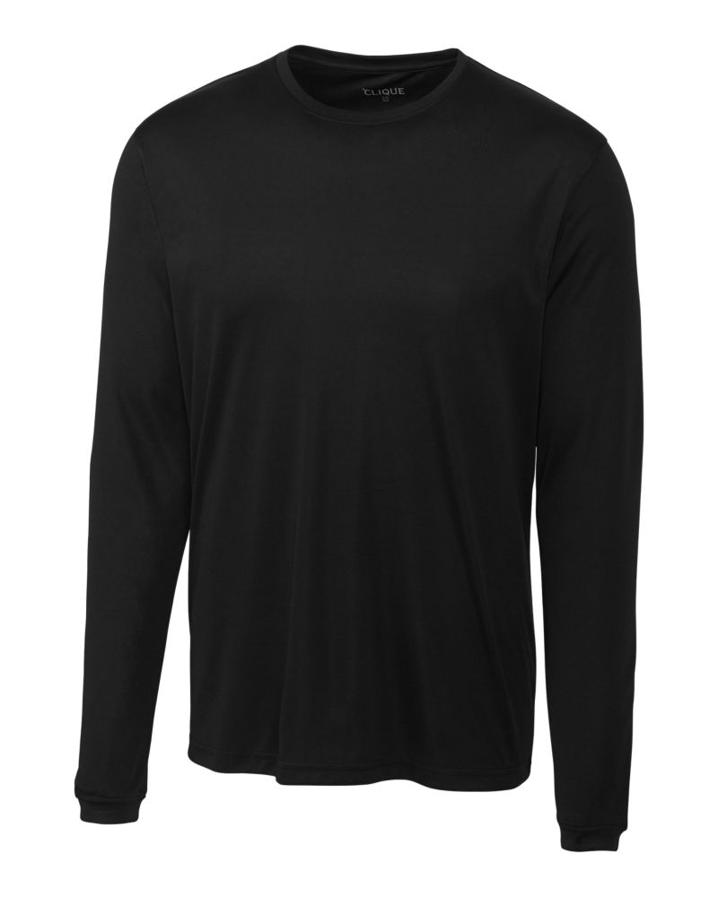 Clique Spin Solution-dyed Performance Jersey Mens Long Sleeve Tee 18
